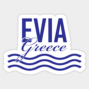 EVIA Greece-Water Sticker